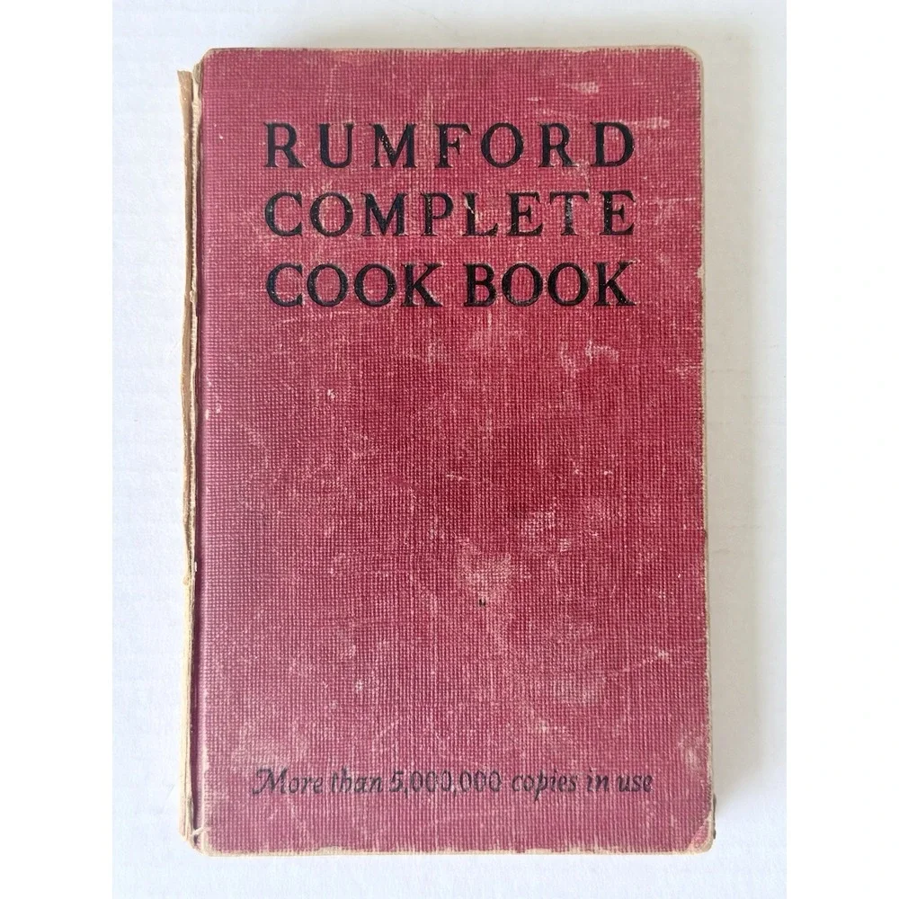 Vintage 1948 Rumford Complete Cook Book Lily Haxworth Wallace 42nd Edition